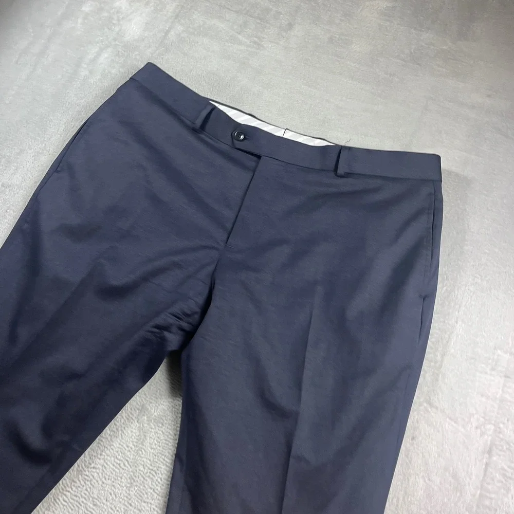 Brooks Brothers 1818 Classic Mens Navy Reda 1865 Italian Wool Dress Pants 38x30